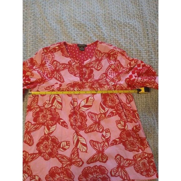Vineet Bahl Floral embroidered top Xs Pink boho  peasant Feminine Cottage Core - Picture 10 of 12